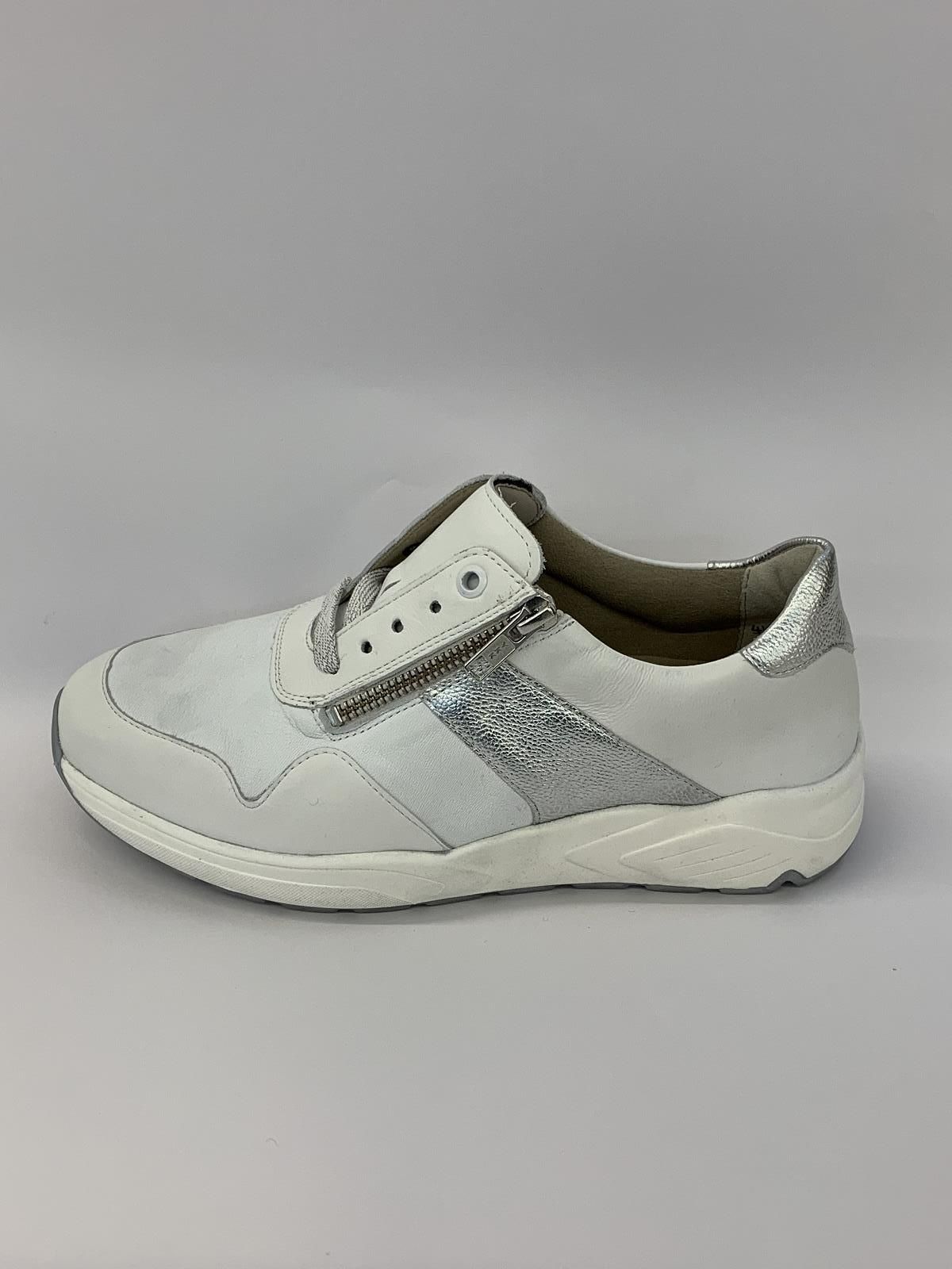 Solidus Sneaker Wit dames (Sneaker Stretchleder - 66501) - Schoenen Luca
