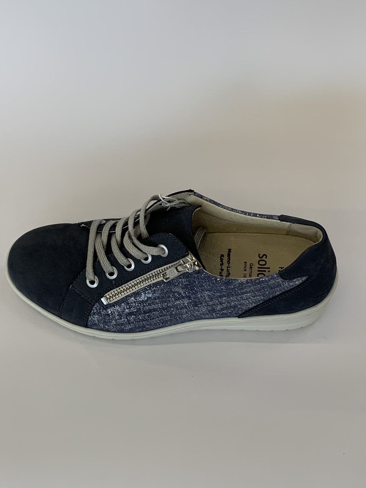 Solidus Sneaker Blauw jeans dames (Spiezool LZ Jeans H - 25021) - Schoenen Luca