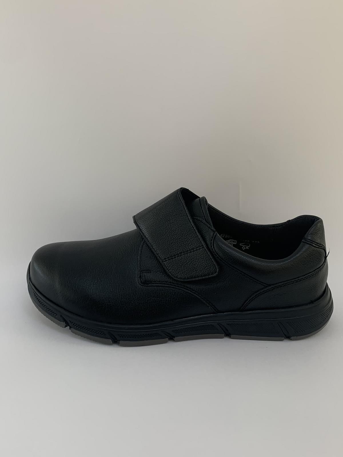 Solidus Velcro's Zwart heren (Velcro Sportflex Zwart - 67505) - Schoenen Luca